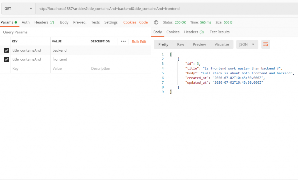Custom query result yields only results with both search terms